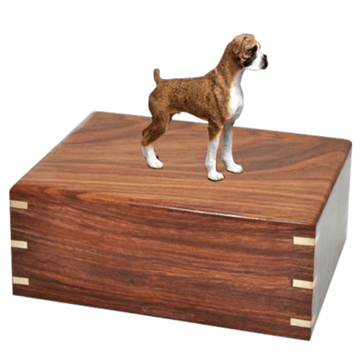 Brindle Boxer Doggy Urns